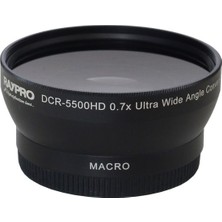 Raypro DCR-5500HD 55mm 0.70x Ultra Geniş Açı + Makro Lens