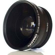 Raypro DCR-5800HD 58mm 0.70x Ultra Geniş Açı + Makro Lens