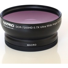 Raypro DCR-7200HD 72mm 0.70x Ultra Geniş Açı + Makro Lens