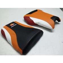 Dot Cycle Honda CBR 1000 RR Repsol 2004/2007 Modellere Uyumlu Gerçek Deri Koltuk Kılıfı Takımı