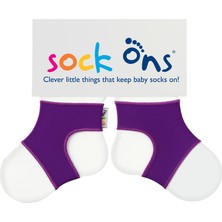 Sock Ons Bebek Çorap Tutucu - Mor