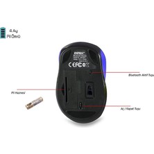 Everest SM-BT31 Mavi Bluetooth Kablosuz Mouse