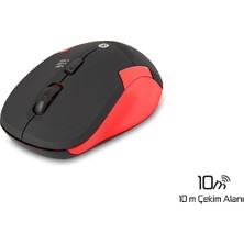 Everest SM-BT31 Kırmızı Bluetooth Kablosuz Mouse
