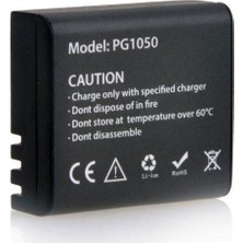 Eken H9R H9 W9 Yedek Batarya PG1050 1050 mAh 3.885Wh Pil