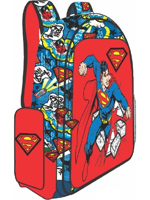 SUPERMAN PUNCH İLKOKUL ÇANTASI TEK GÖZ 3
