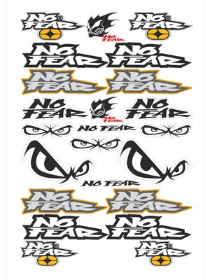 Stickermarket No Fear Sticker Seti