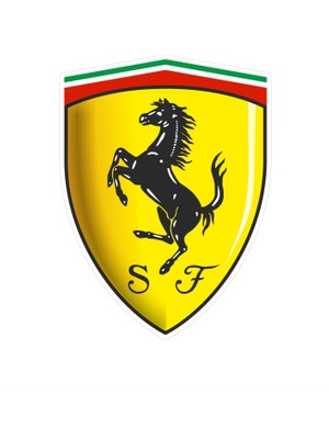 Stickermarket Ferrari Sponsor Sticker