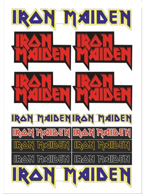 Stickermarket Iron Maiden Sticker Seti