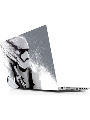 Sticker Master Star Wars Darth Vader White Laptop Sticker Oto Motor Pc Etiket