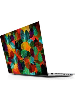 Sticker Master Sonbahar Yaprakları Laptop Sticker Oto Motor Pc Etiket