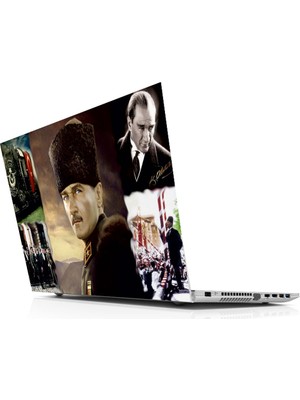 Sticker Master Atatürk Laptop Sticker Oto Motor Pc Etiket