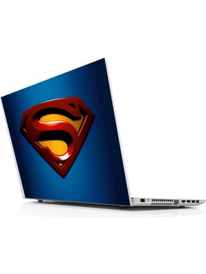 Sticker Master Superman Logo 3D Laptop Sticker Oto Motor Pc Etiket