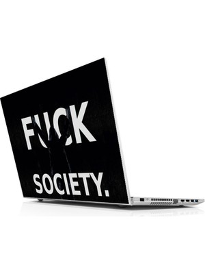 Sticker Master Fck Society Laptop Sticker Oto Motor Pc Etiket
