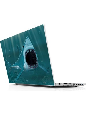 Sticker Master Köpek Balığı Laptop Sticker Oto Motor Pc Etiket