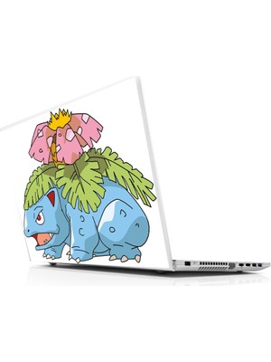 Sticker Master Pokemon Venasaur Laptop Sticker Oto Motor Pc Etiket