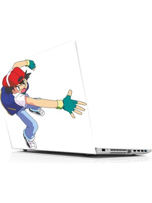 Sticker Master Pokemon Ash Throw Sticker Oto Motor Pc Etiket