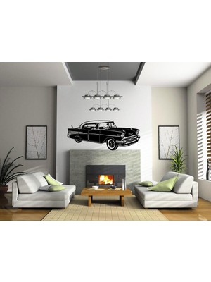 Sticker Master Vintage Right Side Car Duvar Sticker Oto Motor Pc Etiket