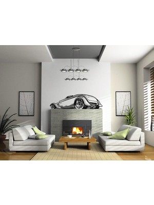 Sticker Master Vintage Long Back Car Duvar Sticker Oto Motor Pc Etiket