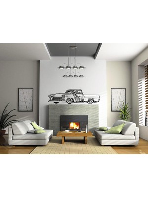 Sticker Master Vintage Flame Car Duvar Sticker Oto Motor Pc Etiket