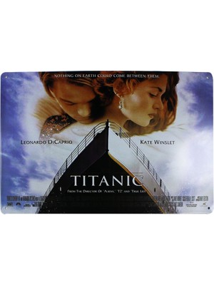 T-Bek Dekoratif Vintage Metal Pano Titanic 20X30