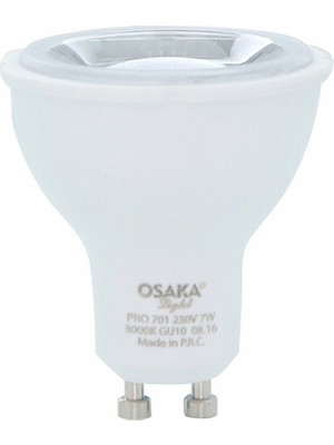 Osaka Light 7Watt GU-10  PRO SMD Led Ampül Günışığı