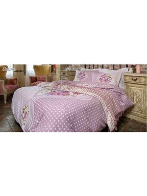 Özdilek Pamuk Battaniyeli Çift Kişilik Nevresim Takımı Dorine