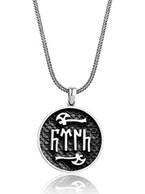 Takıhan Göktürkçe Türk Yazılı Erkek Kolye Th969