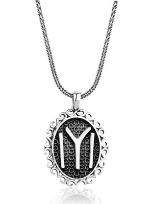 Takıhan Kayı Boyu Damgalı Erkek Kolye Th970