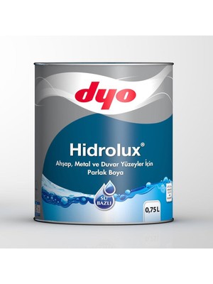 Dyo 0,75 Litre Beyaz Su Bazlı Ahşap Metal Boyası Yüksek Kapatıcılık ve Kolay Uygulama