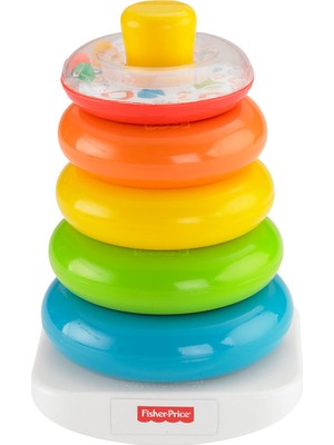 Fisher-Price Renkli Halkalar Montessori Uyumlu Eğitici Oyun Özellikli Bebek Oyuncağı