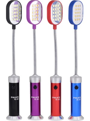 Police Pe-81 15+15 Led Magnet Işıldak El Feneri