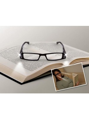 Toptancı Kapında Led Işıklı Kitap Okuma Gözlüğü
