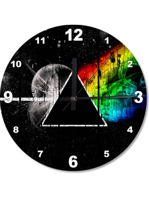 Cakasepetim The Pink Floyd Ahşap Duvar Saati