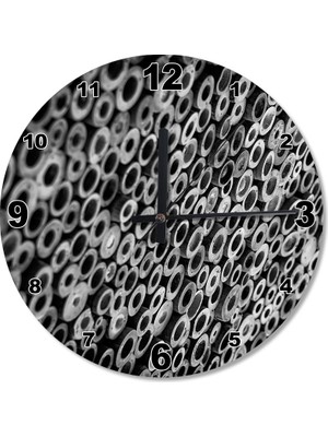 Cakasepetim Boru Uçları Ahşap Duvar Saati