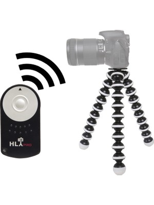 Canon 750D İçin HLYpro Gorillapod Tripod + RC-6 Uzaktan Kumanda