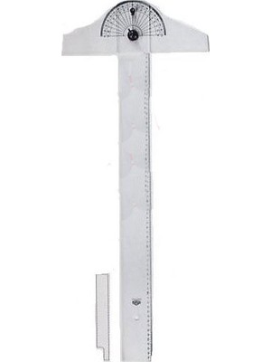 Hatas T Cetvel 75 Cm Oynar Şeffaf İnce Bizote