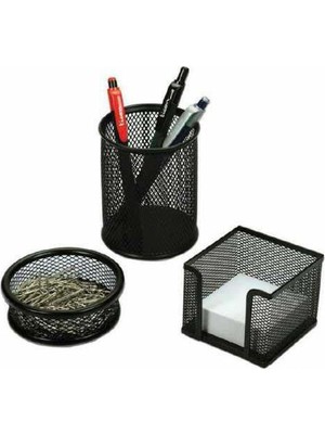 Kraf Perfore Masa Seti 3 Lü 470G Siyah