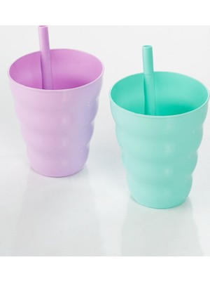 Nefnefhome Lux 2'Lı Funny Pipetli Bardak