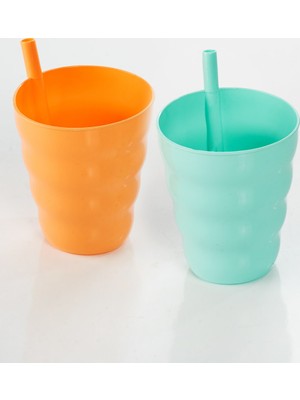 Nefnefhome Lux 2'Lı Funny Pipetli Bardak
