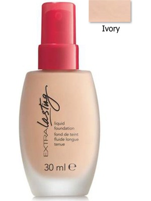 Avon Extra Lasting Likit Fondöten 30 Ml. Ivory