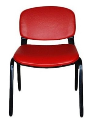 Yurdakul Form Sandalye 2 Adet Set Kırmızı - Deri