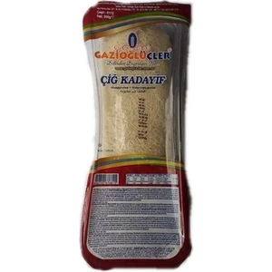 Çiğ Kadayıf 500 Gr Pvc Vakumlu Ambalajda