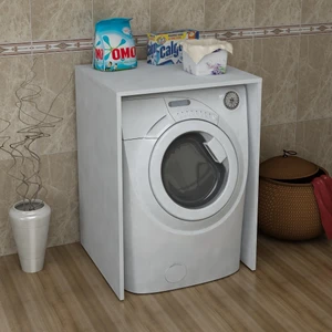 Sanal Mobilya Terni Çamaşır Makinesi Banyo Dolabı Alt Modül