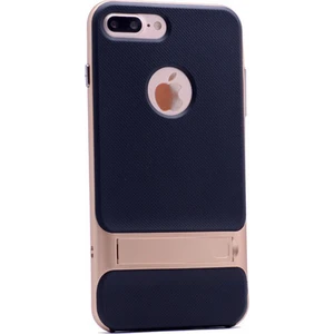 Apple iPhone 7 Kılıf Standlı Ultra Korumalı Silikon +Cam