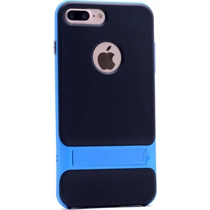 Apple iPhone 7 Kılıf Standlı Ultra Korumalı Silikon +Cam