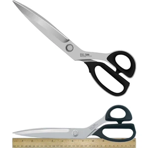 7300 Plastik Saplı Pastal Kumaş Kesim Makası ( 12 Inch )