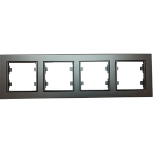 Füme Yatay Dörtlü Çerçeve  Makel  Karea