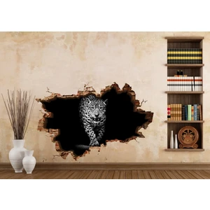 3D Art Leopar – 3D Sticker 70x45 cm