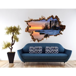 3D Art Deniz Feneri 2 – 3D Sticker 70x45 cm