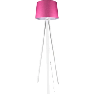 Deko Tripod Lambader Beyaz Ayak / Pembe Şapka